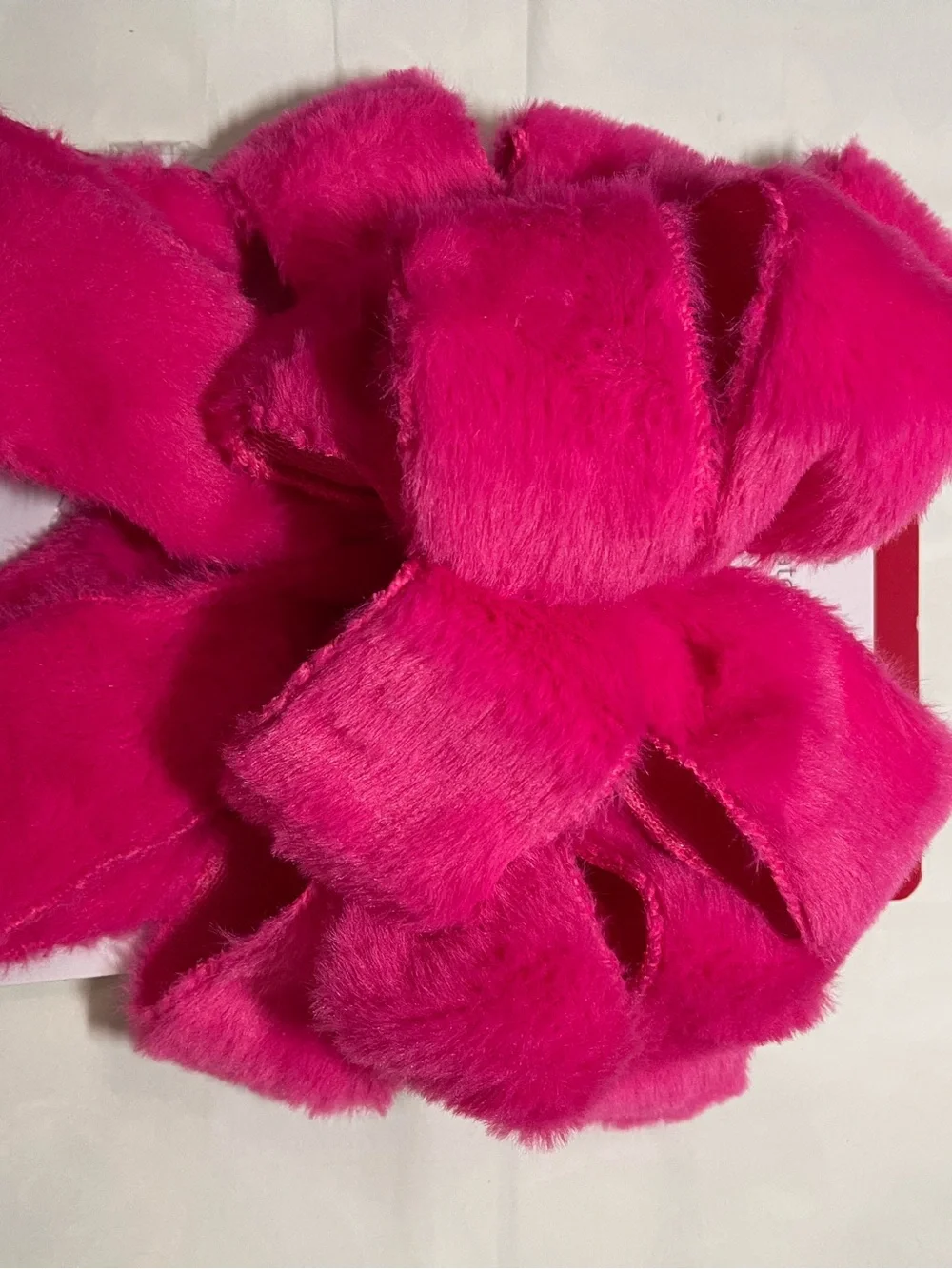 Pink Christmas tree bow